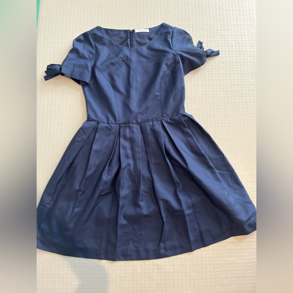 Hadleigh’s Blue dress. Made in Italy